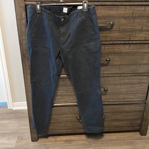 Gap skinny ankle black chinos size 12